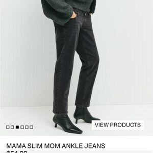 H&M Maternity slim ankle jeans, size small.